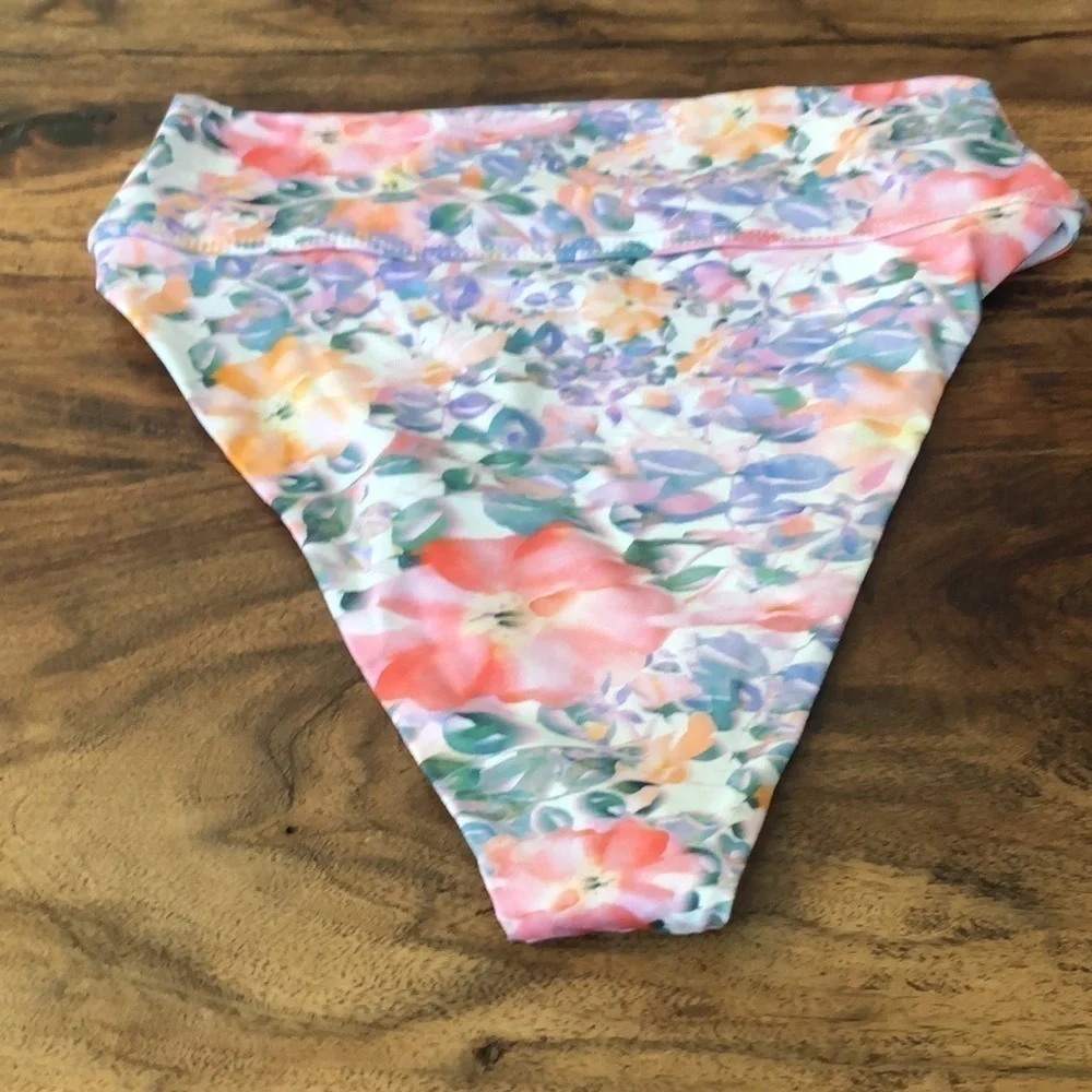 Beach Riot Highway Printed Bikini Bottoms Free People M